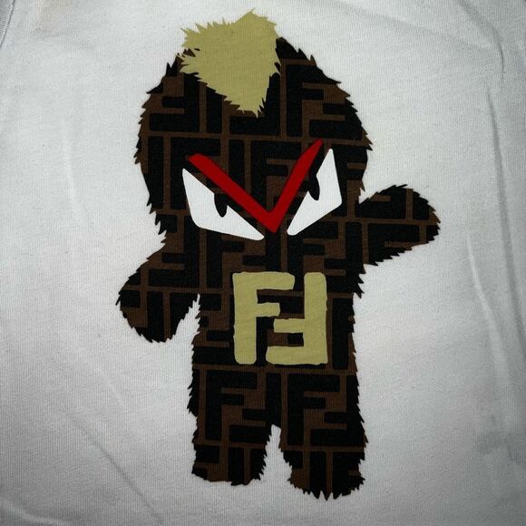 FENDI MONSTER BABY TEE 12M - Picture 2 of 6